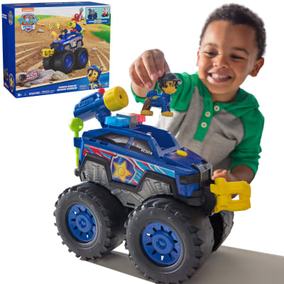 PAW Patrol: Rescue Wheels Chase’s Power Haulin’ Cruiser, Toy Truck with Launcher, Motorized Winch, Lights & Sounds, Kids Toys for Boys & Girls Ages 3+