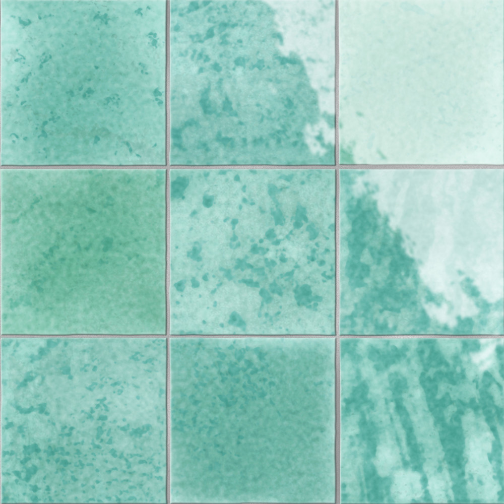Menorca Aqua 4 in. x 4 in. Ceramic Wall Tile