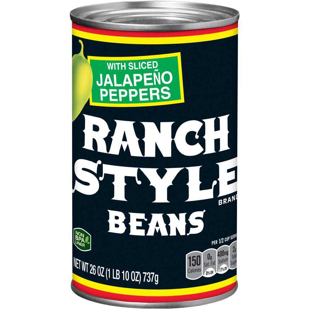 RANCH STYLE BEANS With Sliced Jalapeno Peppers Conagra Foodservice