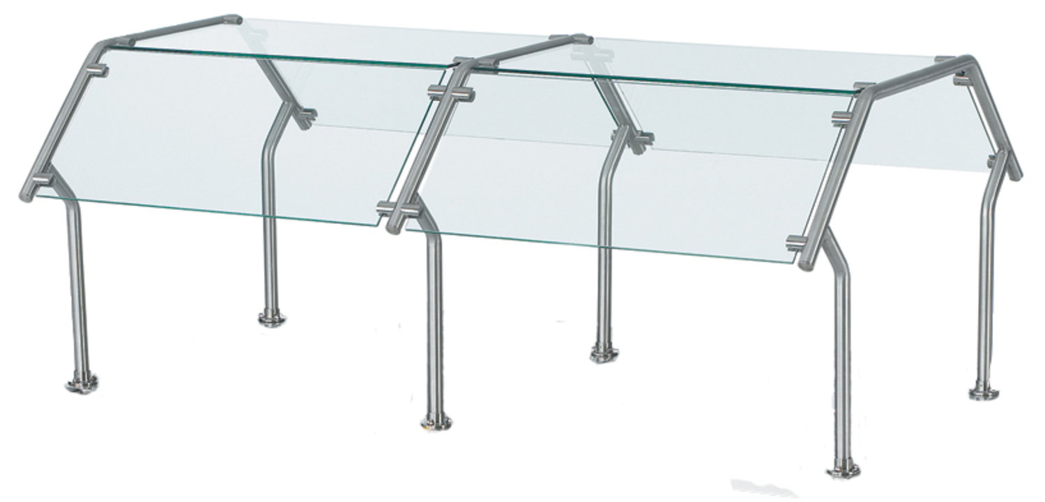Contemporary double sided buffet breath guard CB98663_