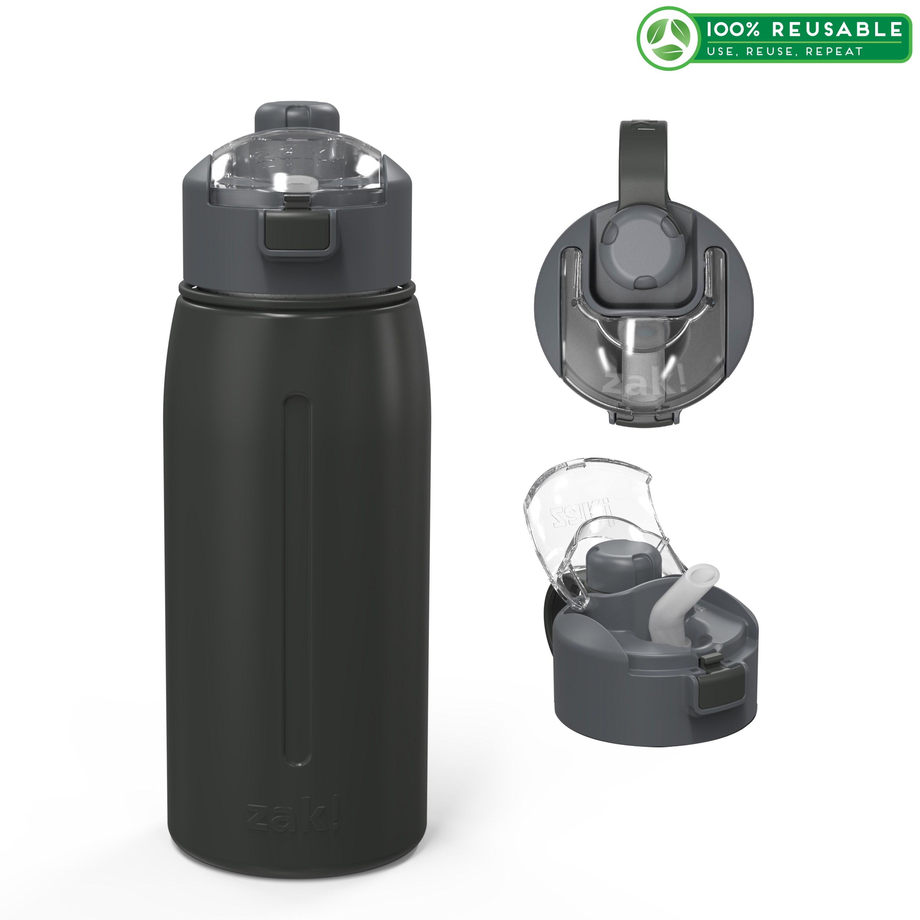 Genesis 24 ounce Vacuum Insulated Stainless Steel Tumbler, Charcoal slideshow image 1 Genesis 24 ounce Vacuum Insulated Stainless Steel Tumbler, Charcoal slideshow image 1