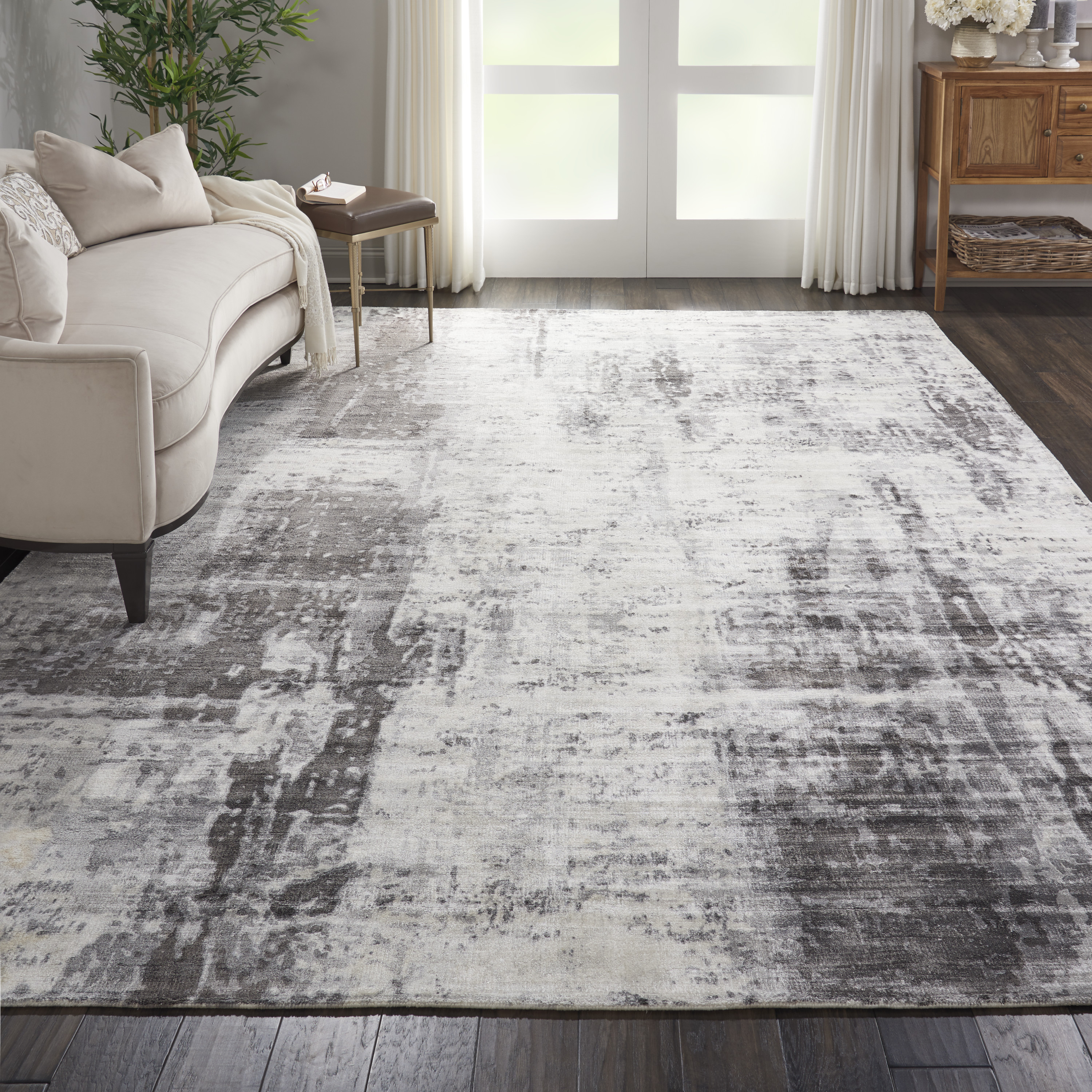 Nourison Safari Dreams KI372 Ivory Grey Rug