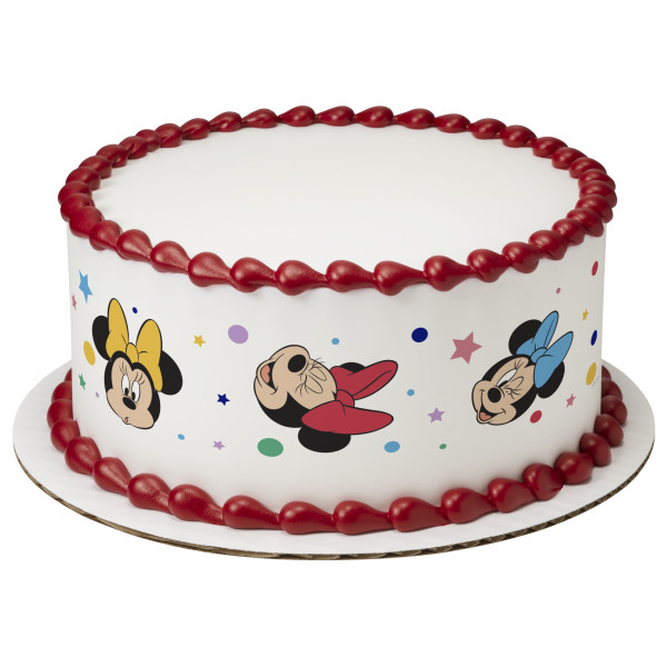 Minnie Mouse Dots and Stars PhotoCake® Edible Image® Strips