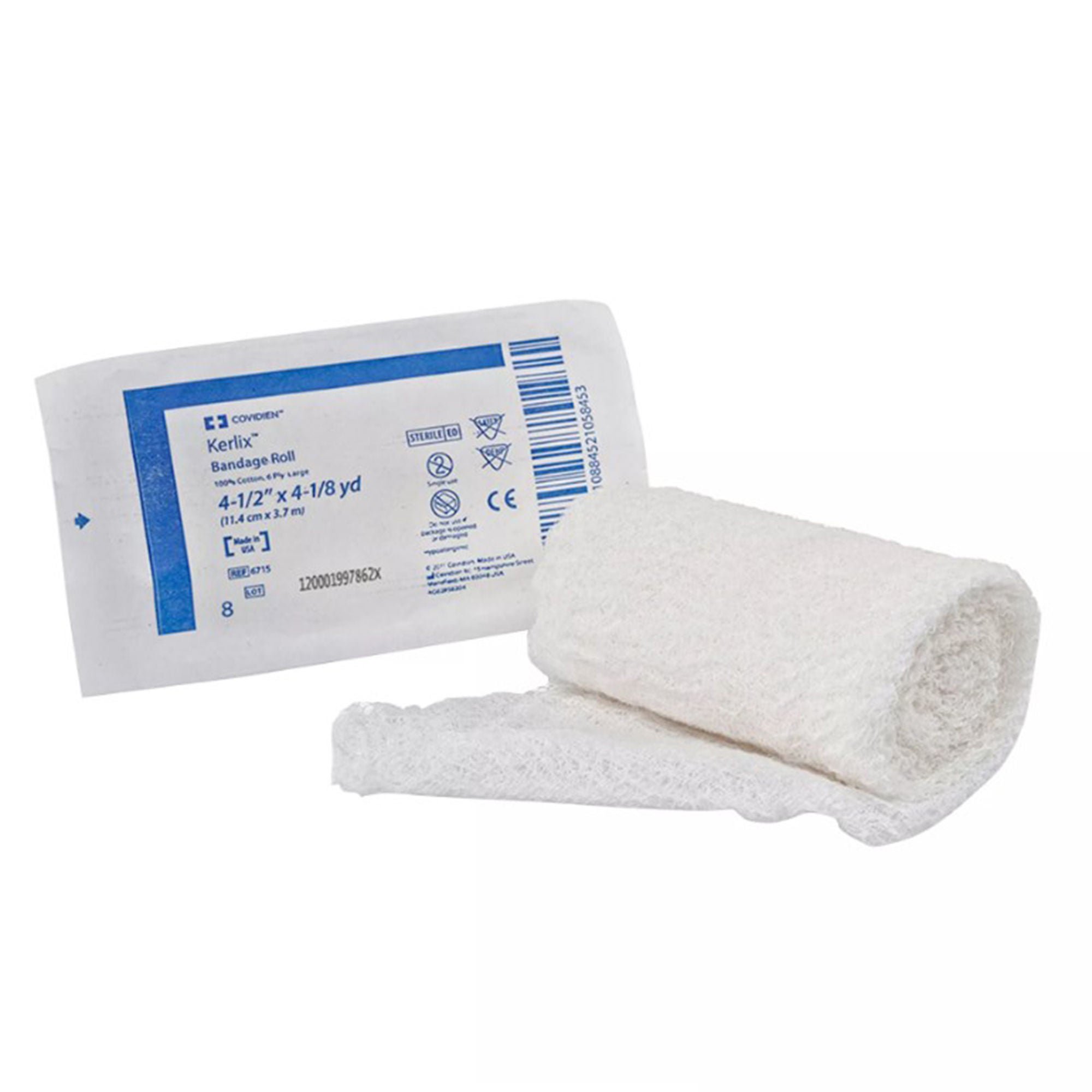 Kerlix™ Sterile Fluff Bandage Roll, 4-1/2 Inch x 4 Yard, Six-Ply
