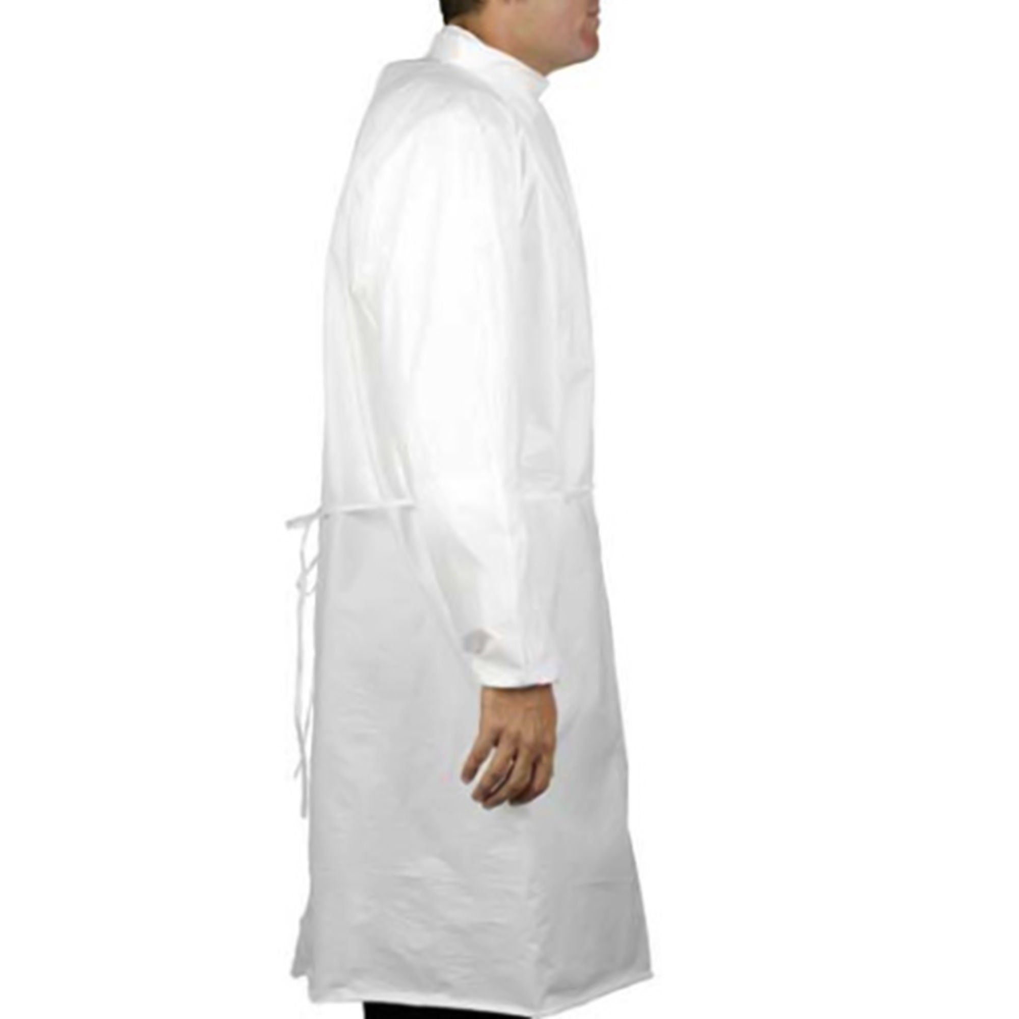 Cleanroom Gown X-Large White Sterile Not Rated Disposable