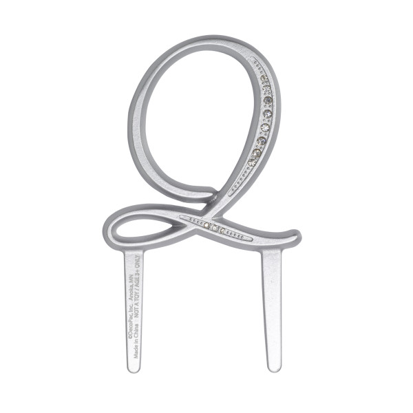 2.5" Q Diamond Letter Monogram