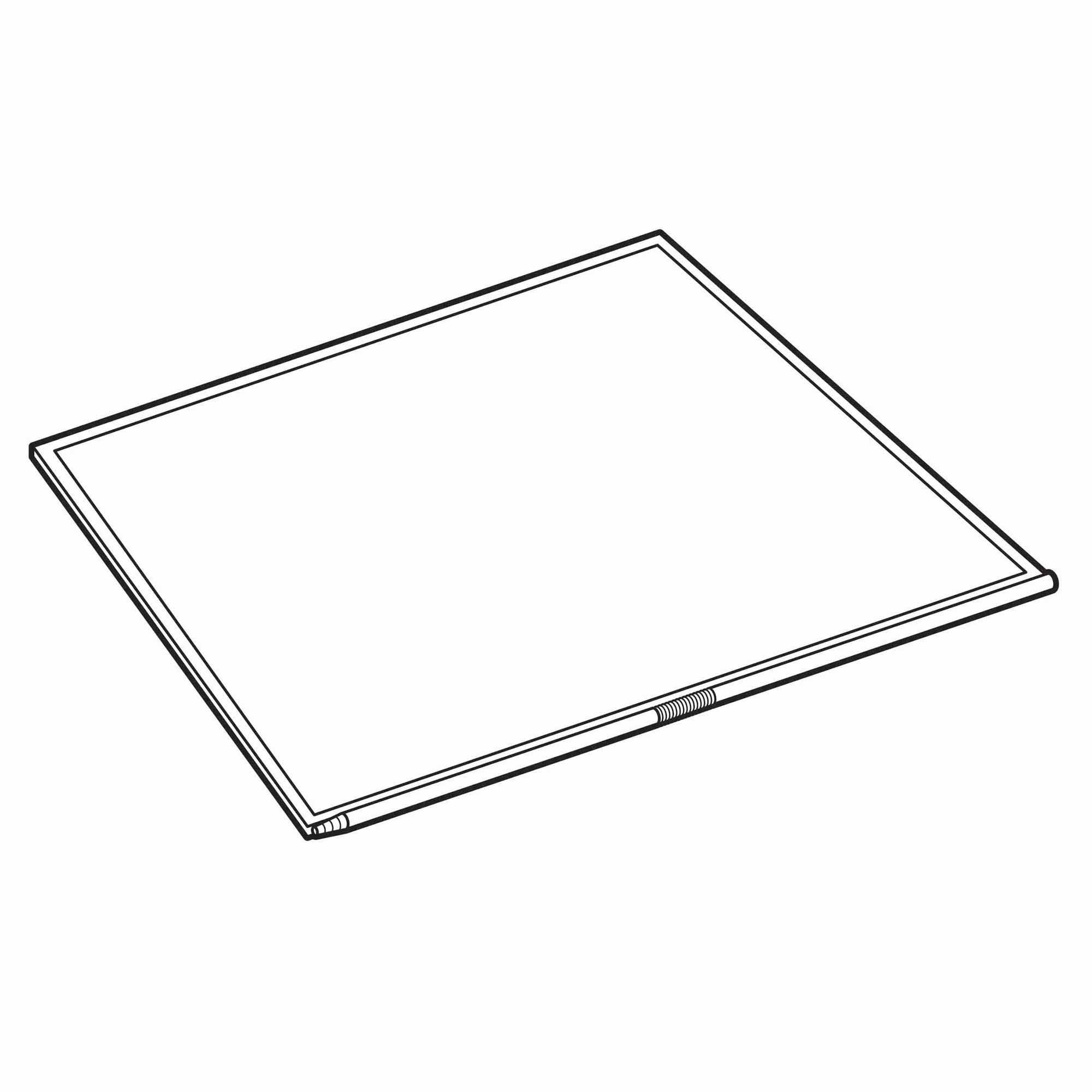 Absorbent Floor Mat Halyard 36 X 48 Inch White Hex Film