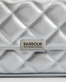 Soho Mini Quilted Crossbody Bag High Shine Silver