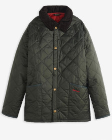 Boys' Liddesdale® Quilted Jacket Dark Olive-Red