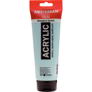 Tubo de pintura acrílica estándar, 250 ml, azul cielo claro 551