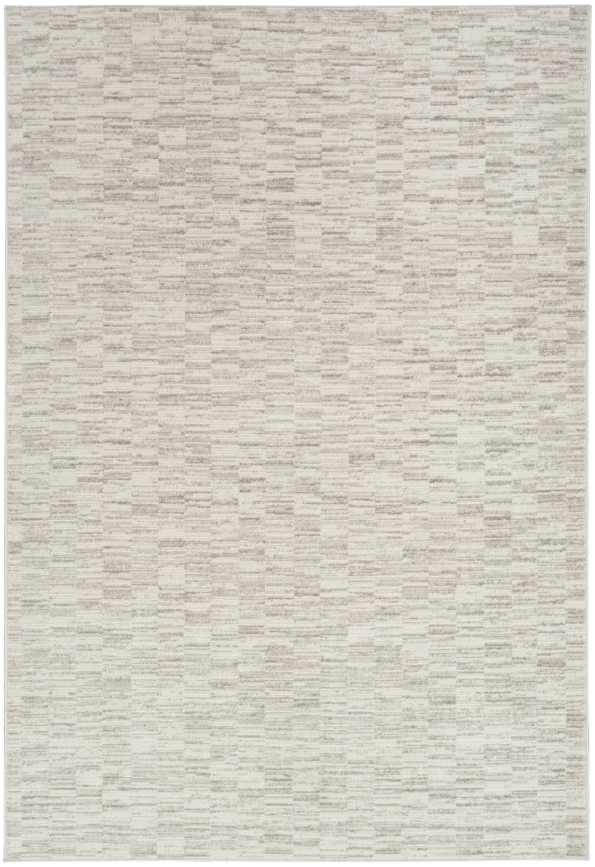 Calvin Klein CK029 Captivating 5'3" x 7'3" Ivory Grey Modern Indoor Rug