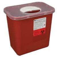 Henry Schein Sharps Container 2 Gallon Red/Clear