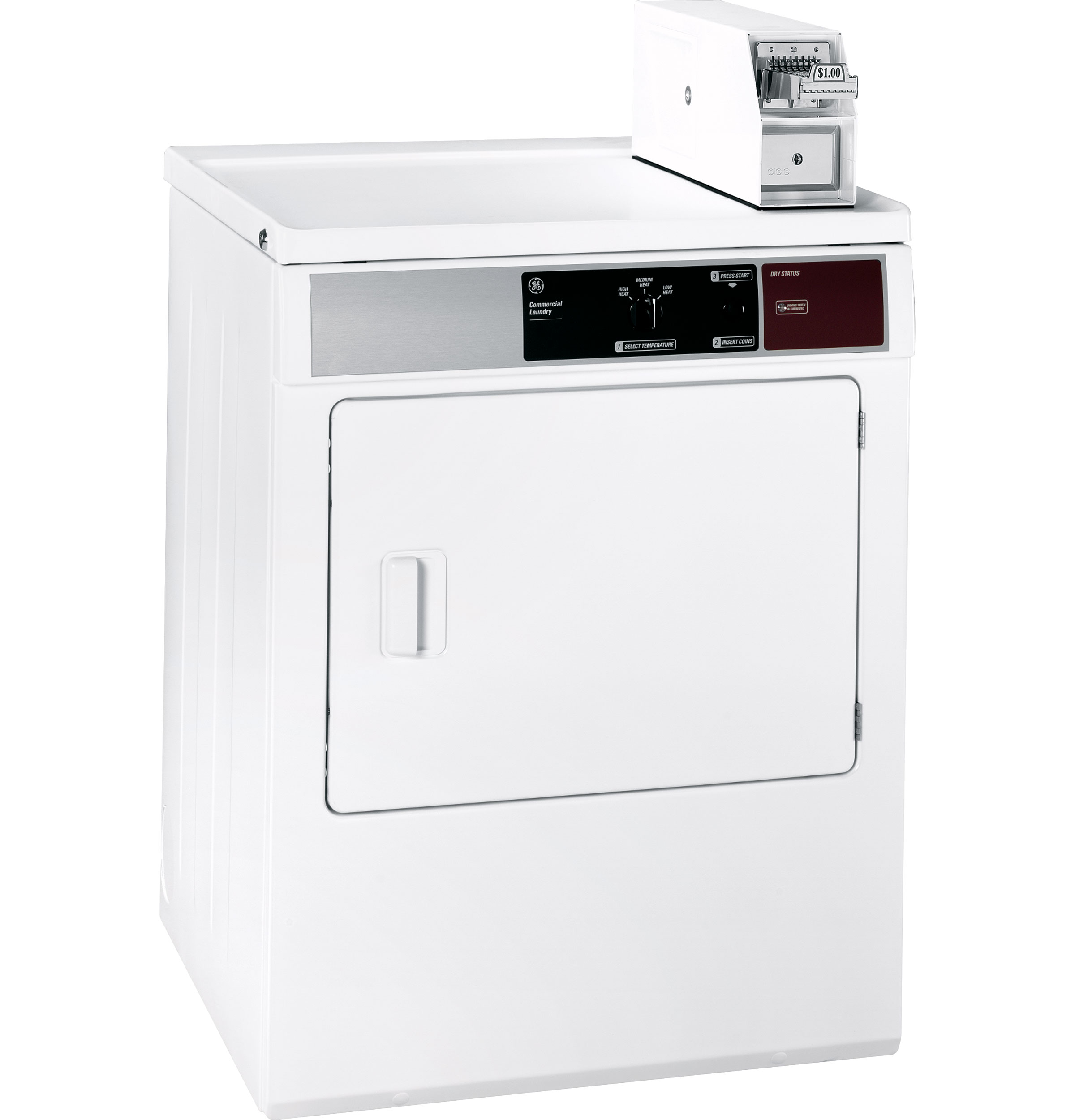 GE® 5.7 Cu. Ft. Commercial Frontload Gas Dryer