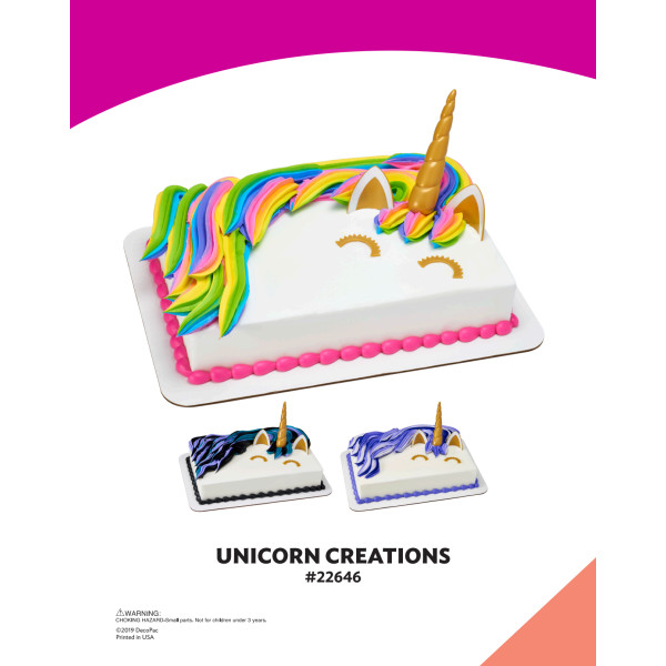 Unicorn Creations The Magic of Cakes® Icing Only Page