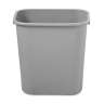 Rubbermaid Commercial, 7 gal, Resin, Gray, Rectangle, Receptacle