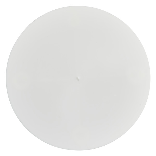 12" Round White Separator Plate