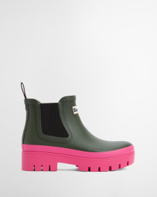 Tronchetti di gomma Halton Olive/Fuchsia