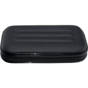 Large Zippered Pencil Case, 8.75 x 5.25 x 2 in, Black