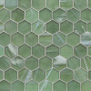 Luce Bamboo Garden 2″ Hexagon Mosaic Silk