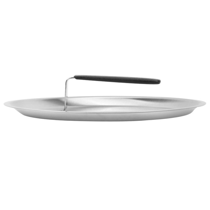 7-inch Tribute® stainless steel frying pan cover with dipped handle