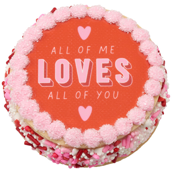 All Of Me Loves All Of You PhotoCake® Edible Image®
