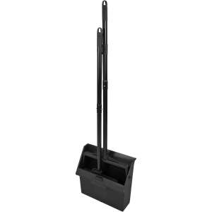Carlisle, Duo-Pan, Black, 12", Dust Pan with Broom
