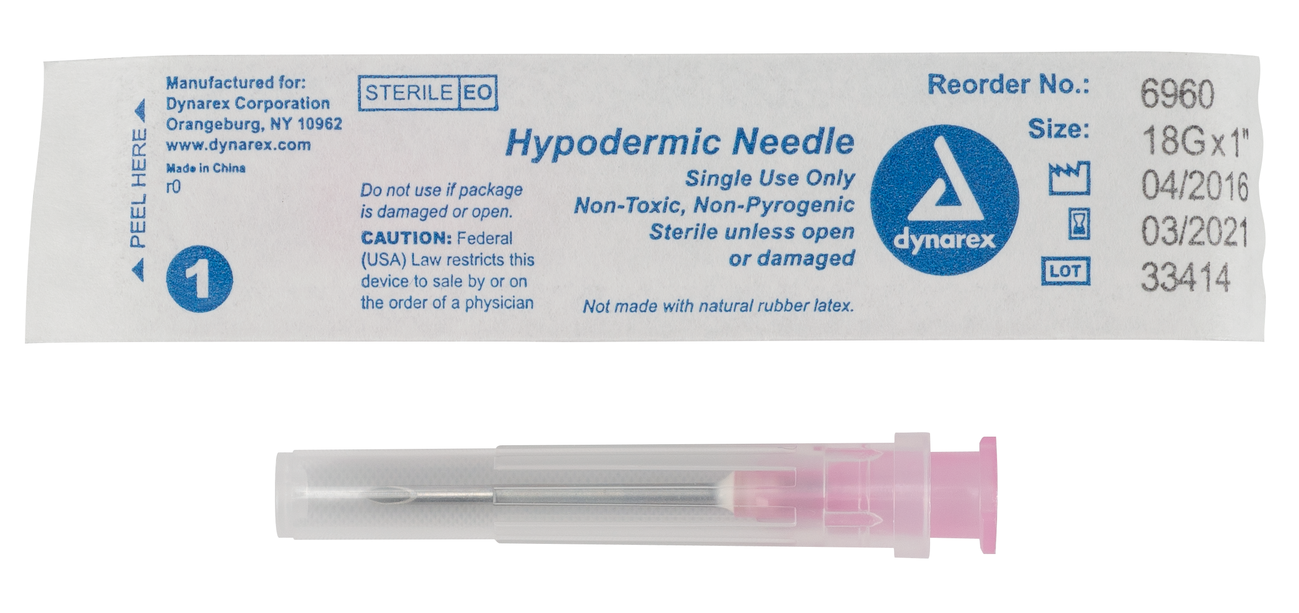 Hypodermic Needle 18G, 1