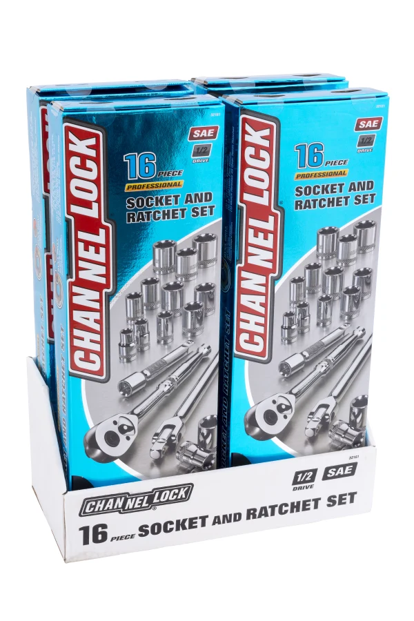 32161 16pc 1/2" SAE Drive Socket Set