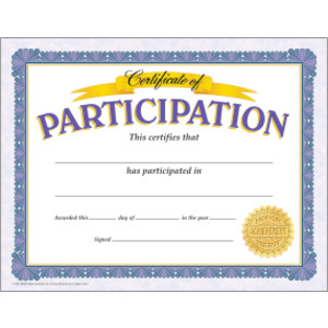 Certificate of Participation Classic Certificates, 30 ct