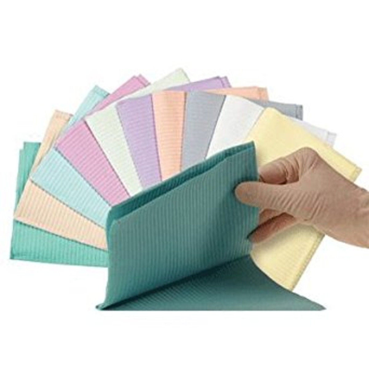 SPS Medical Supply TOWEL POLYBACK WHITE 500/CS