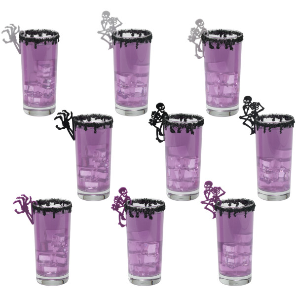 Skeletons Beverage Marker Cupcake Layon