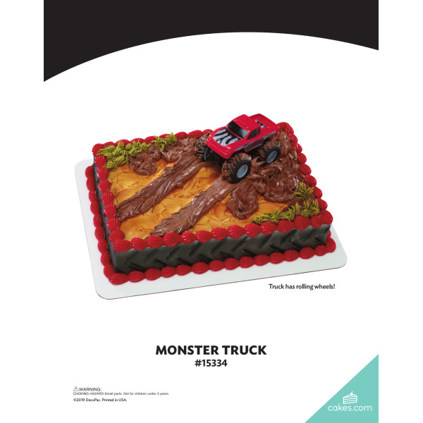 Monster Truck The Magic of Cakes® Icing Only Page