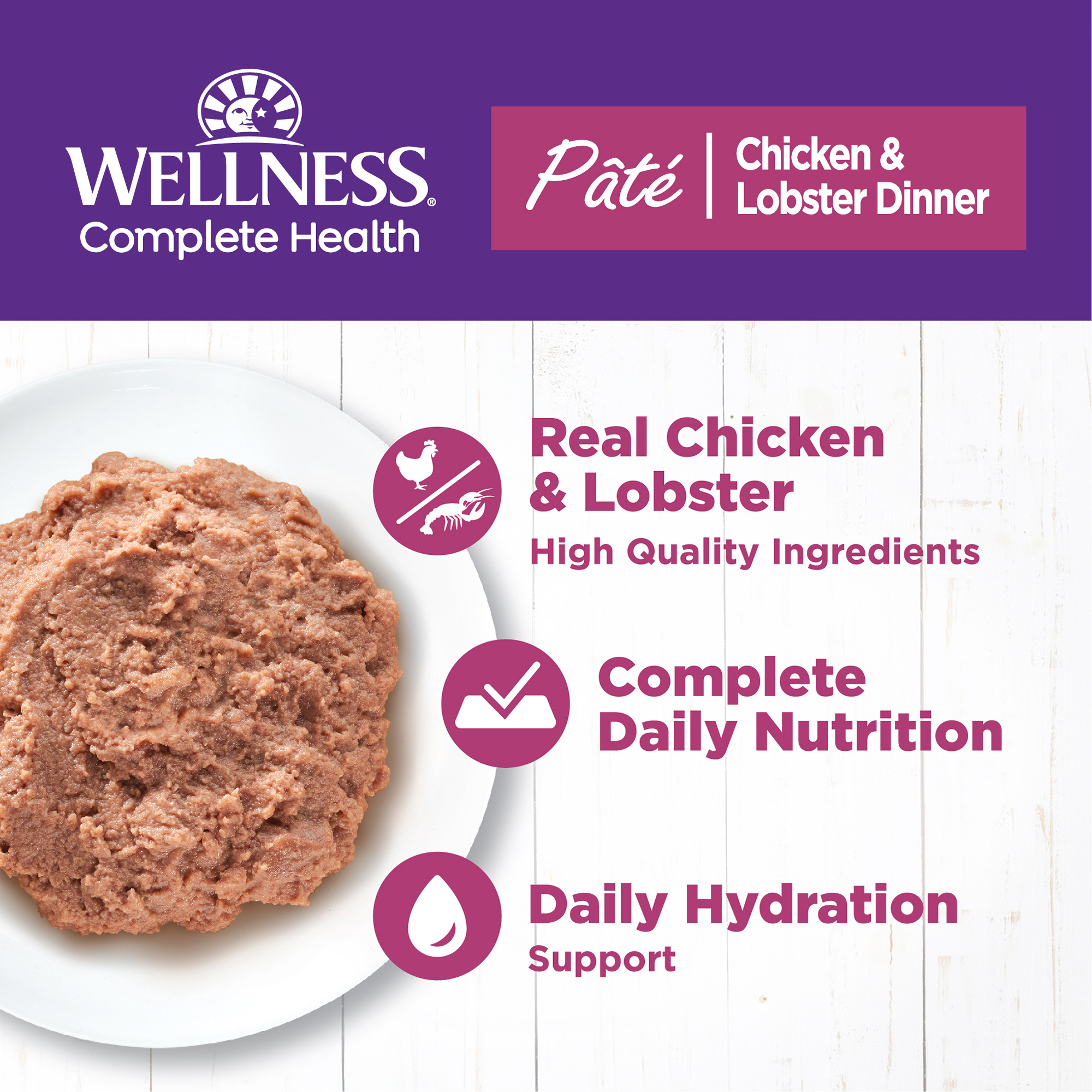Wellness Complete Health Pate Chicken & Lobster