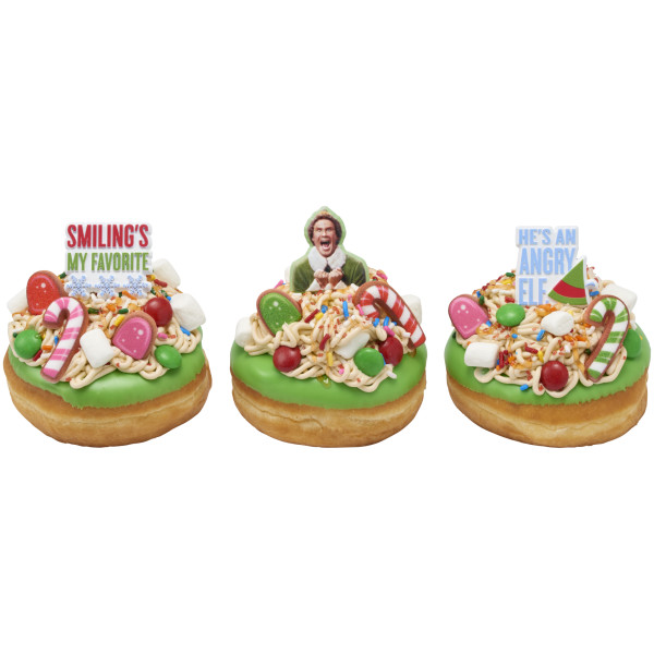 Elf 'Smiling's My Favorite' Cupcake Rings