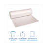 Boardwalk,  HDPE Liner, 60 gal Capacity, 38 in Wide, 60 in High, 16 Microns Thick, Natural