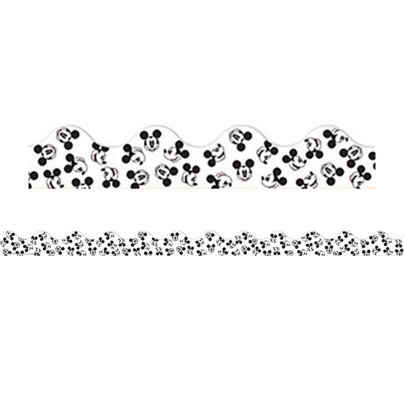Mickey Mouse® Throwback Tossed Mickeys Deco Trim®, 37 Feet