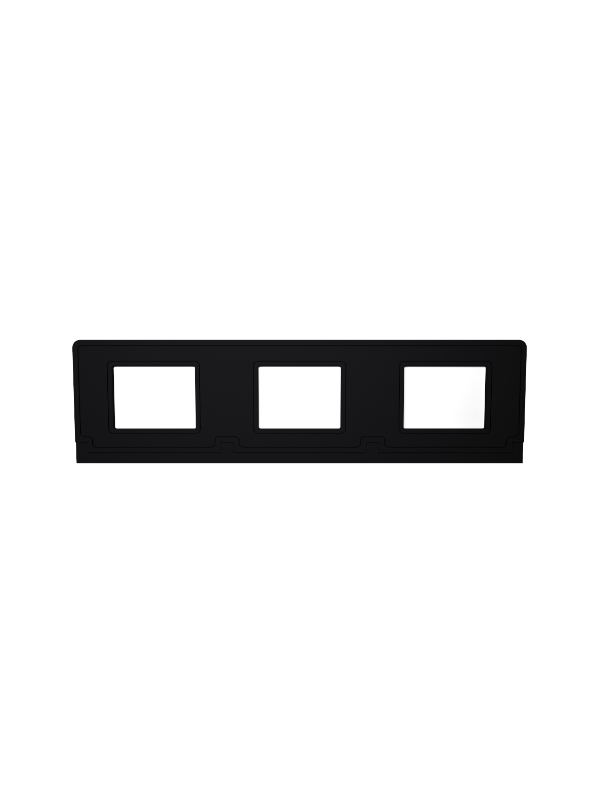 VISION – Triple – Sign Frame – Black