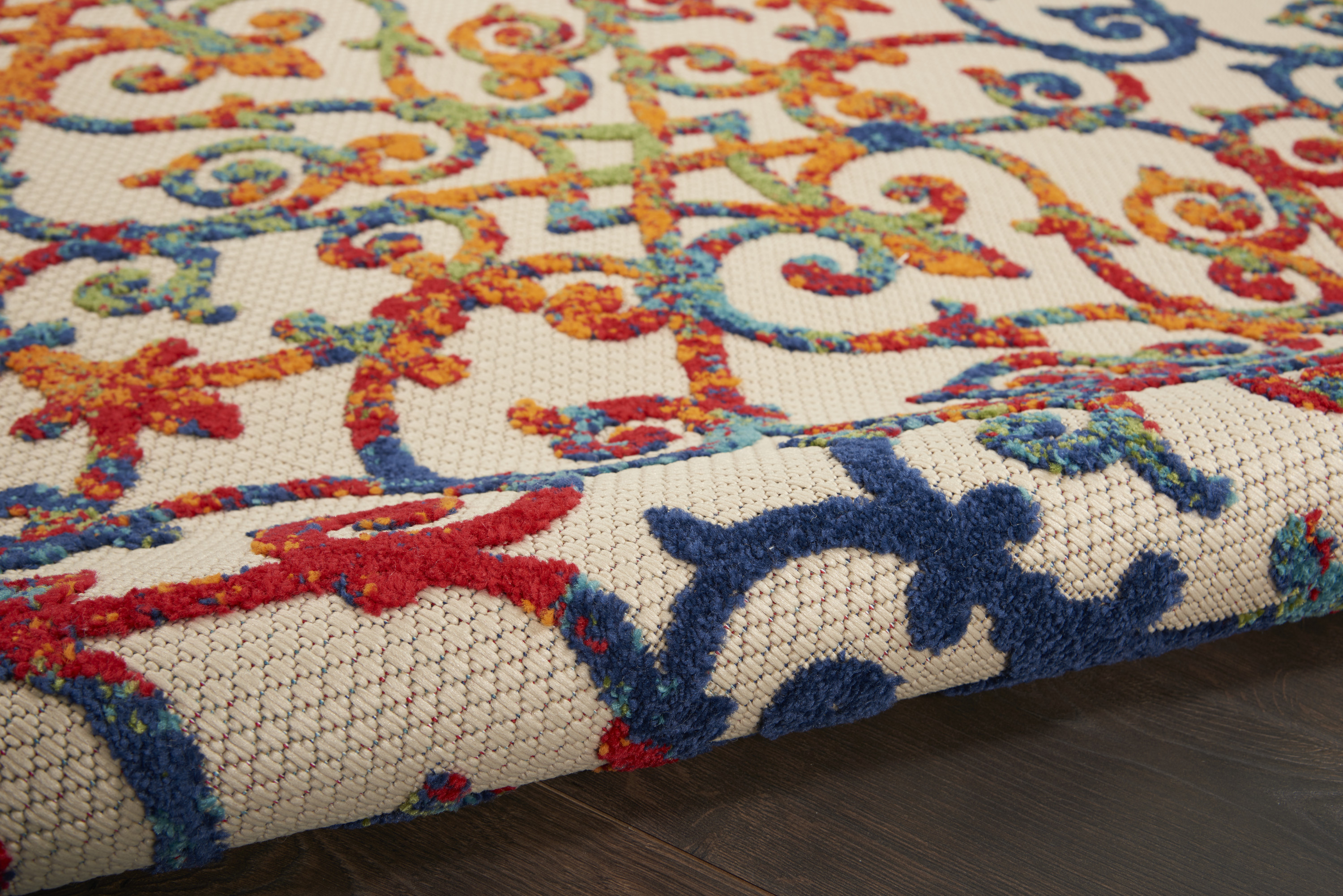 Nourison Aloha 10' x 14' Multicolor Contemporary Rug