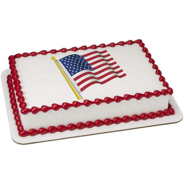 American Flag PhotoCake® Edible Image®