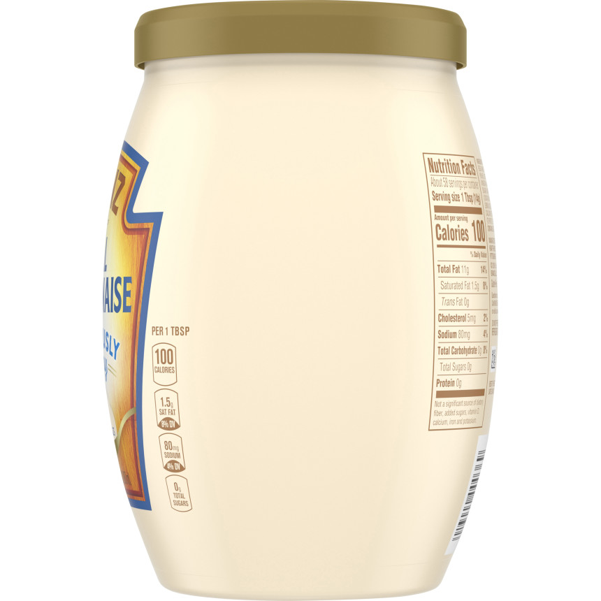  Heinz Deliciously Creamy Real Mayonnaise, 30 fl oz Jar 