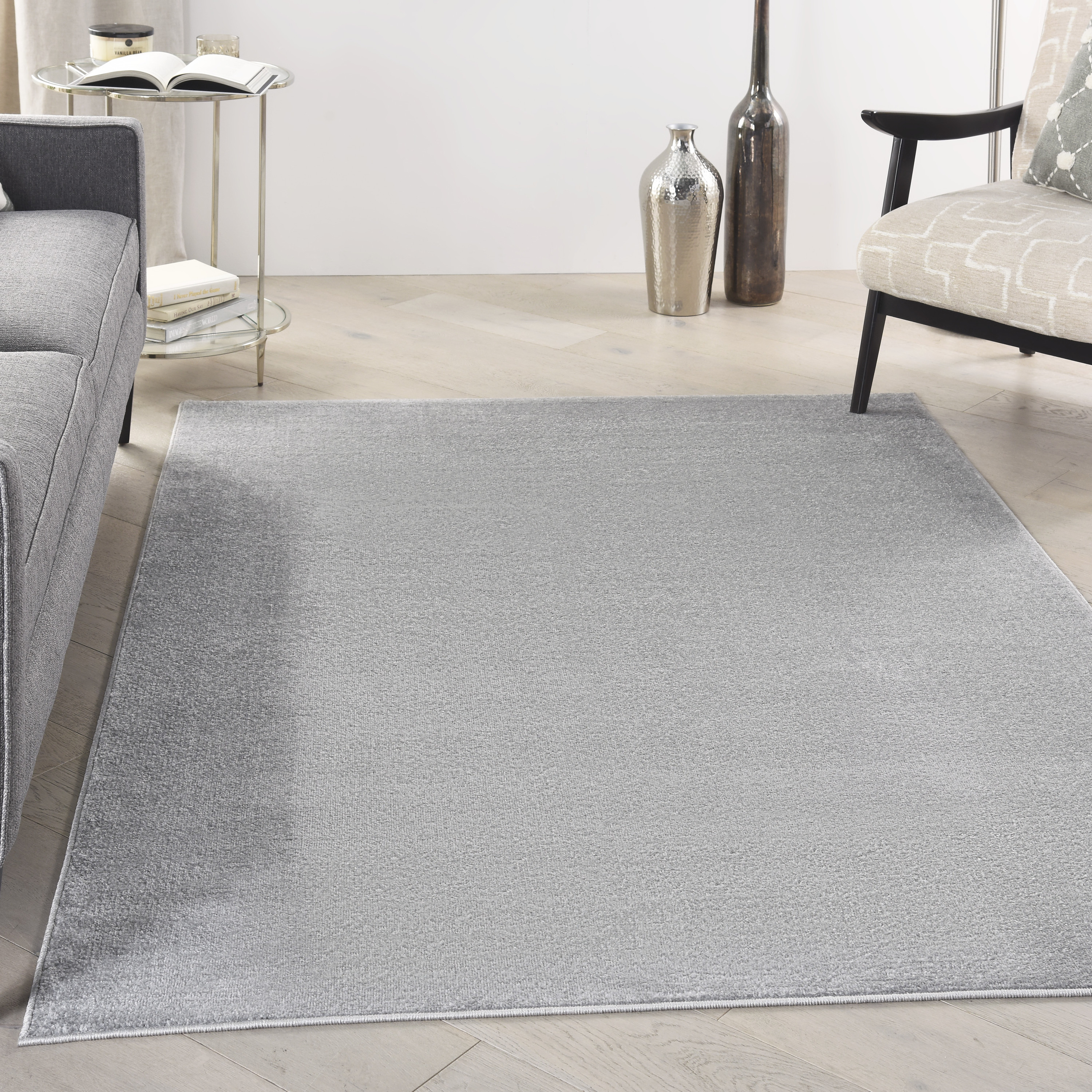 Nourison Nourison Essentials 5' x 8' Silver Grey Outdoor Rug