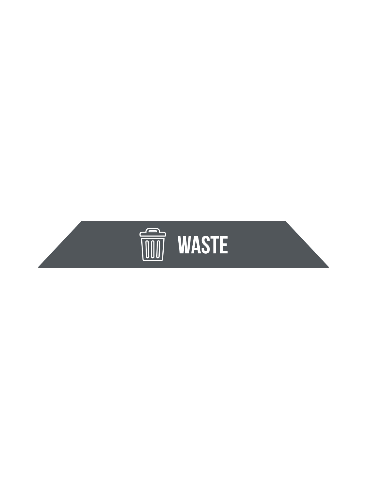 FUSION – Label – Top-Load – Waste – Dark Grey
