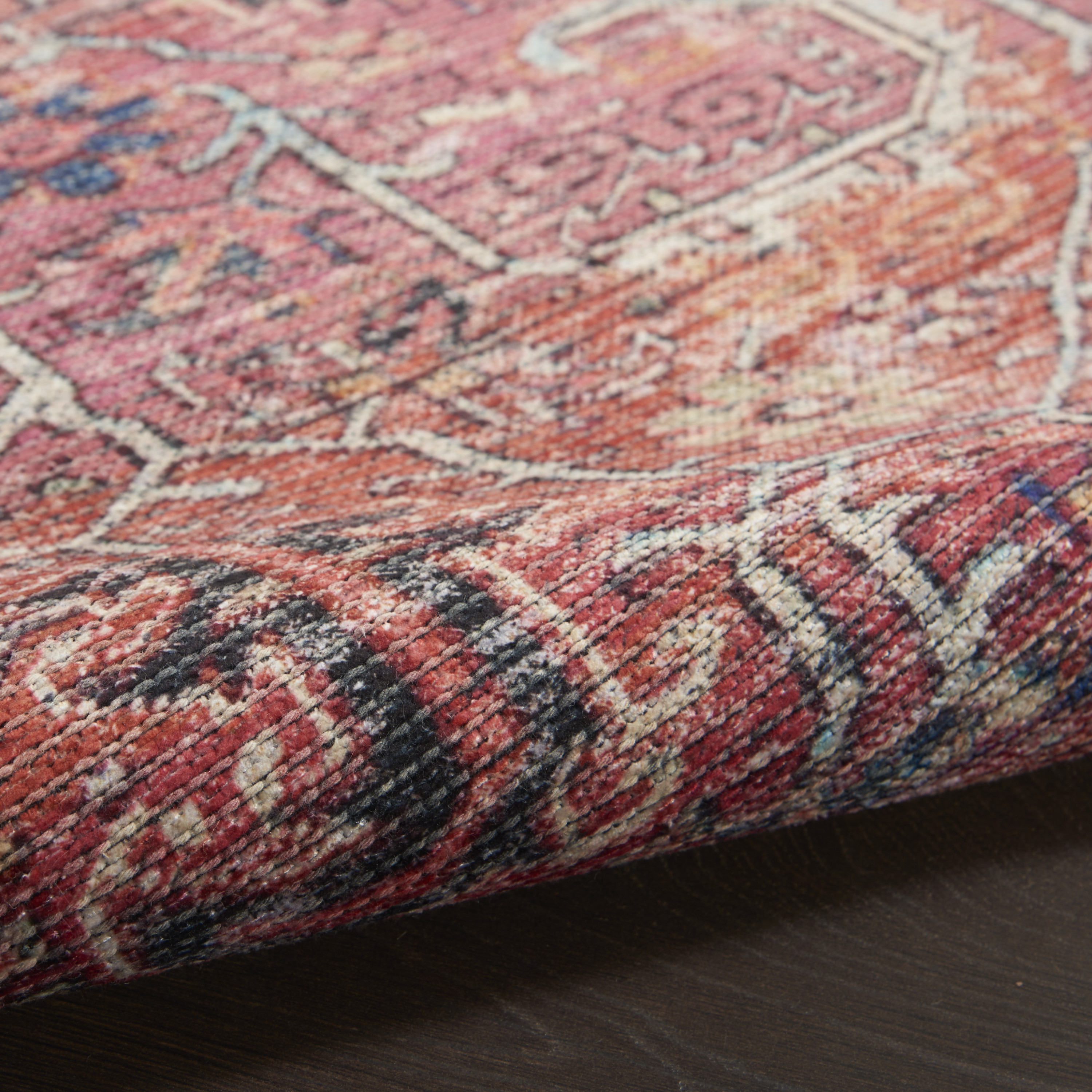 Nourison New Concept Washables 2'2" x 8' Brick Vintage Indoor Rug