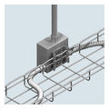 Wall Mount Attachment Hot-Dip Galvanized 2.95 H x 3.35 W x 0.79 in. D