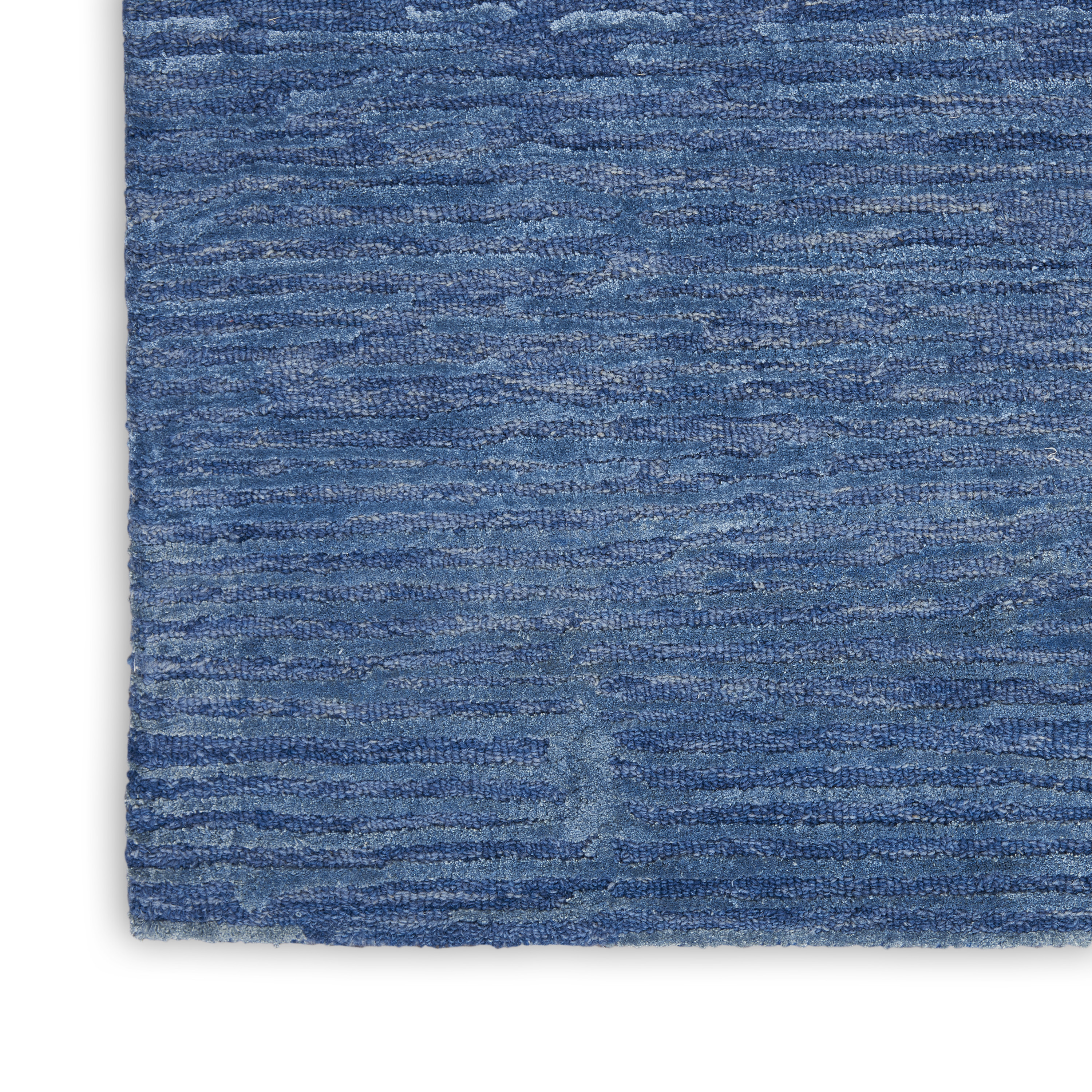 Calvin Klein CK010 Linear 3'9" x 5'9" Blue Modern Indoor Rug