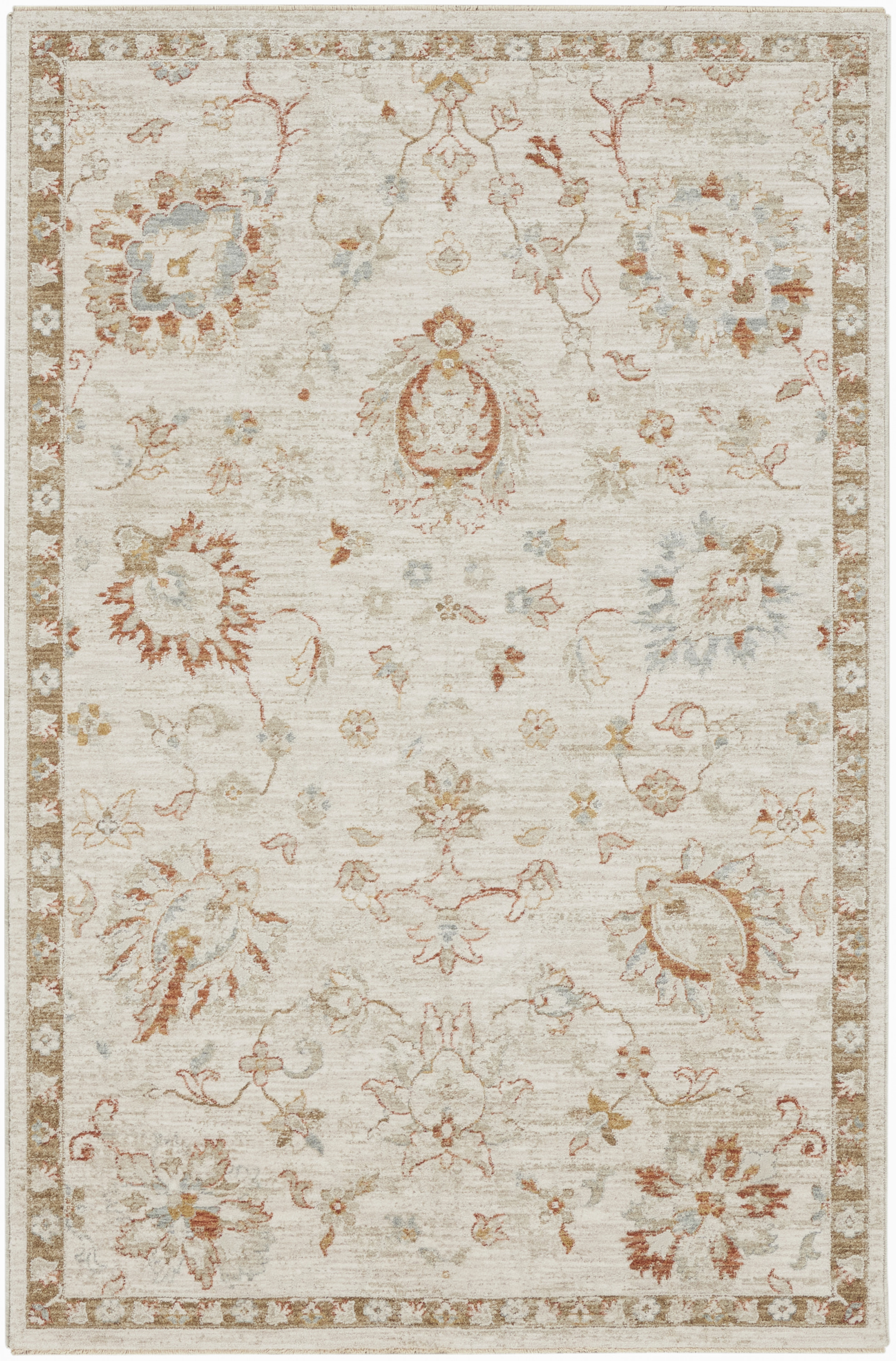 Nourison Infinite 3'11" x 5'11" Ivory Vintage Indoor Rug