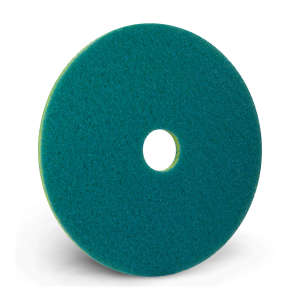 Hillyard, Trident SmartScrub™ Clean and Shine, Blue/Yellow, 23", Round Floor Pad