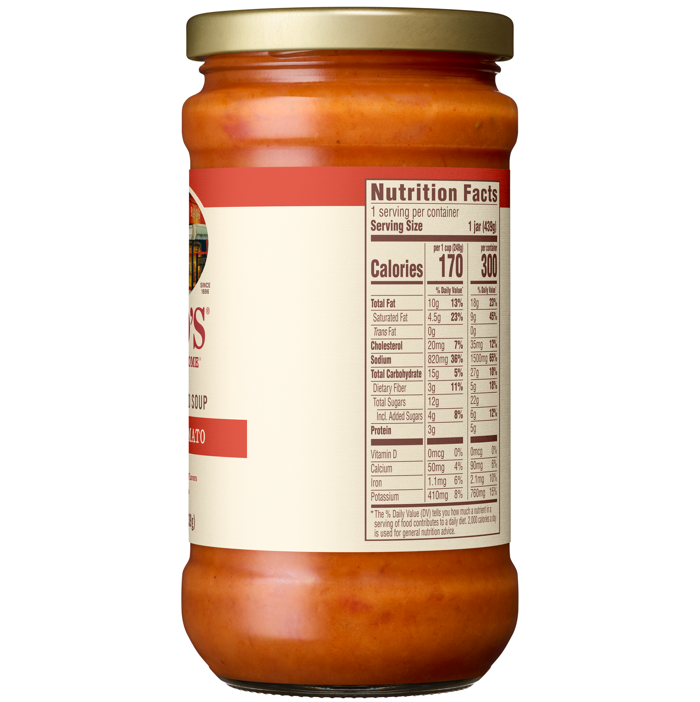 Creamy Tomato Soup, 15.5 oz - Right Image