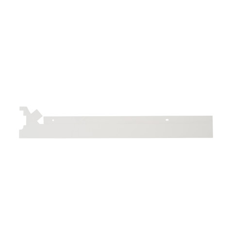 Refrigerator baffle air high side