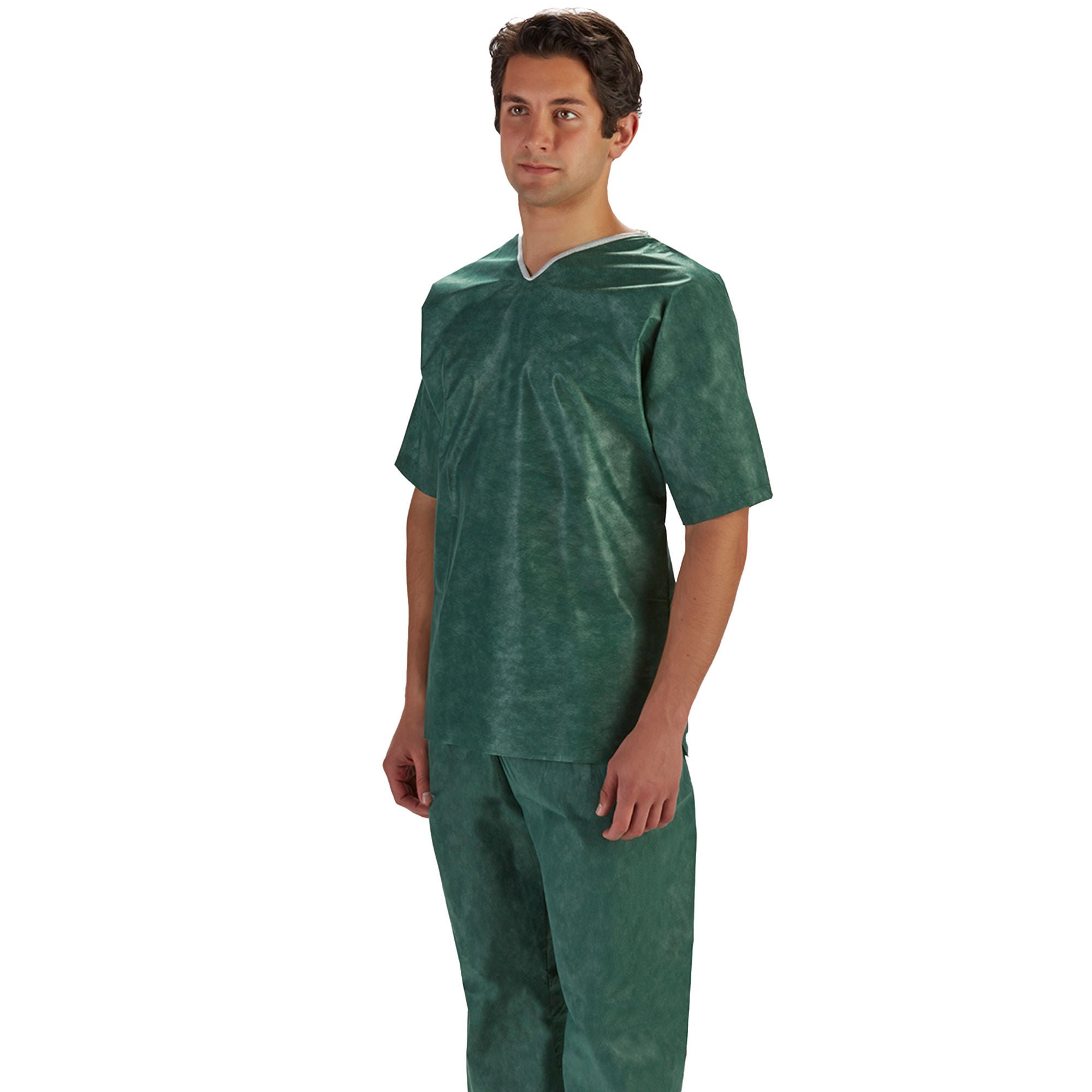 Disposable Scrub Pants, Dark Green, 2X Large